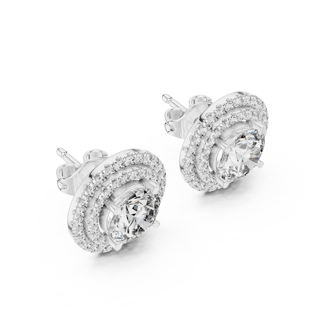 Eternal Circle Diamond Earrings