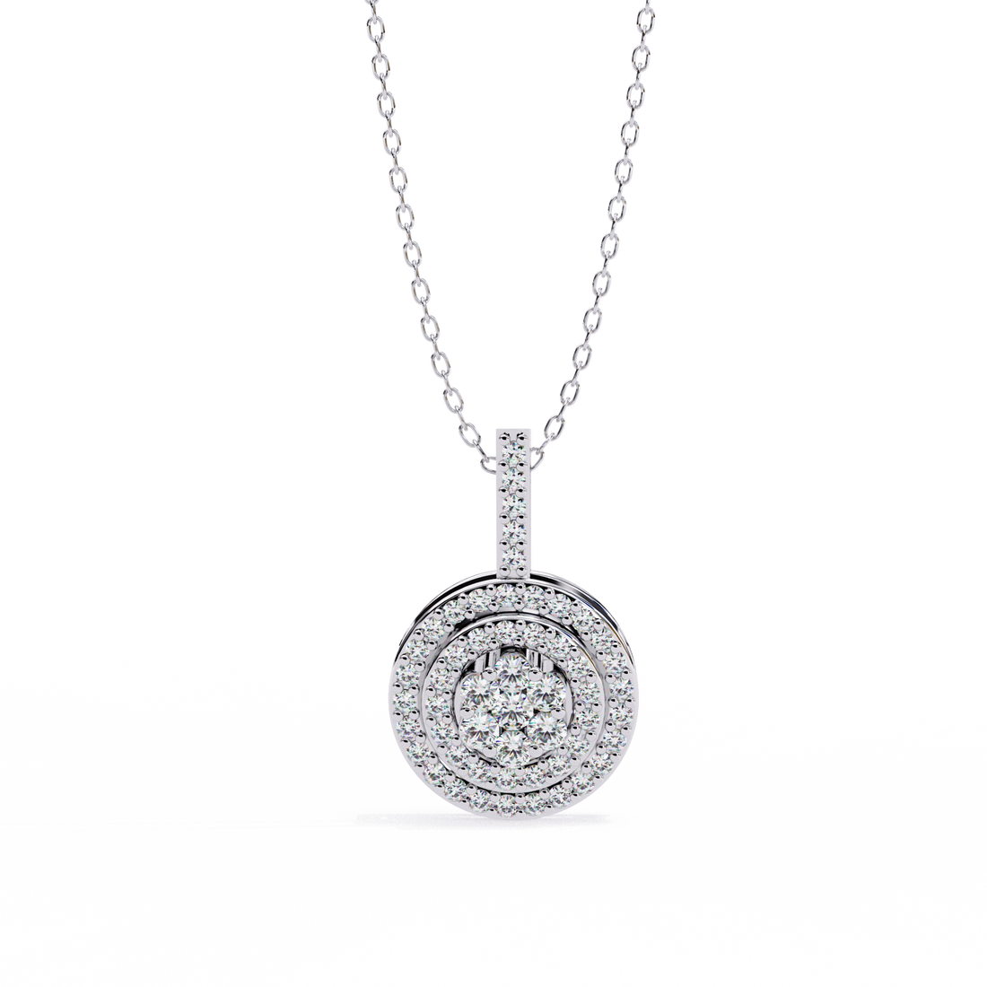Radiant Cluster Round  Pendant