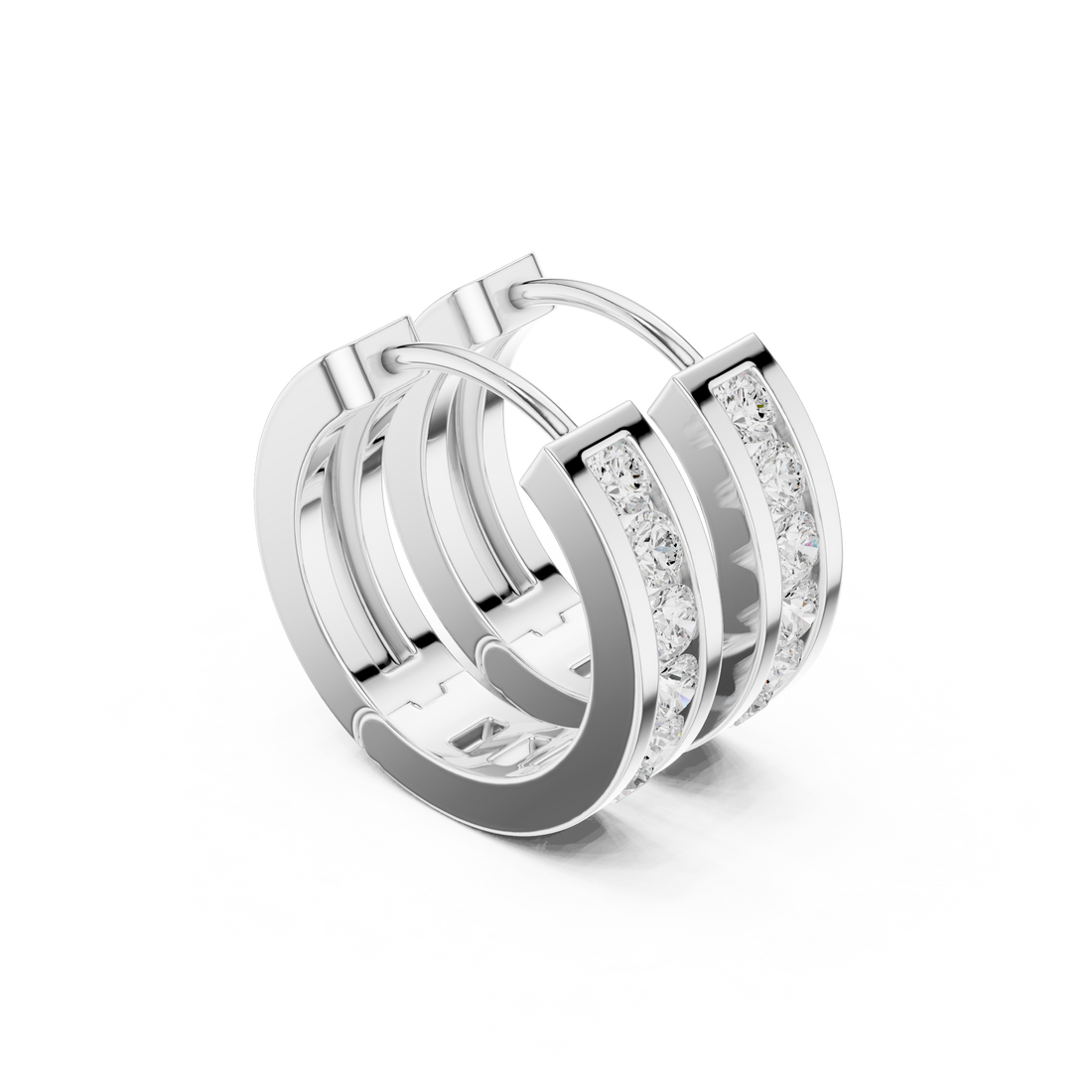 Luminous Parallel Diamond Hoops