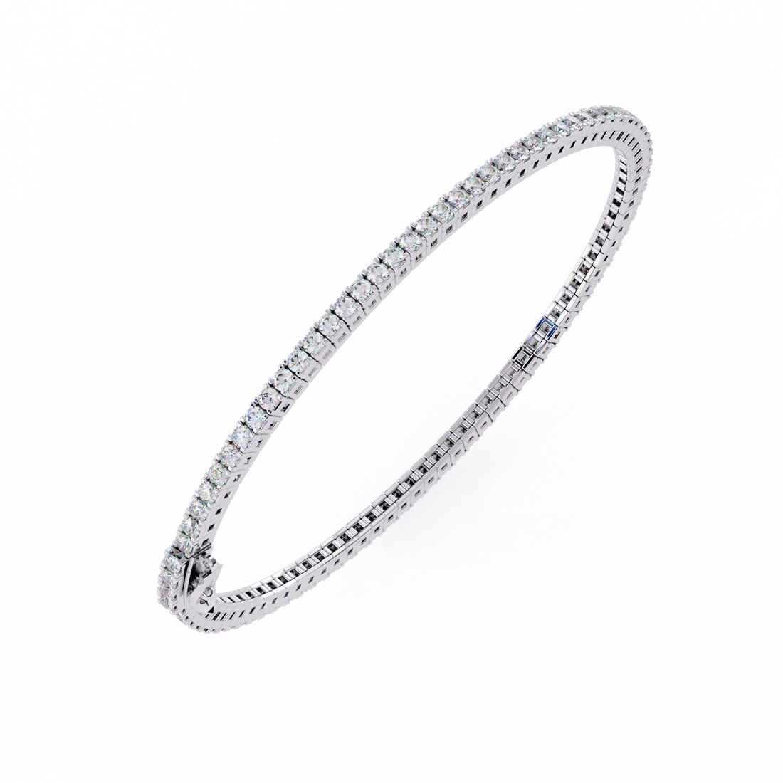 Midnight Radiance Diamond Tennis Bracelet