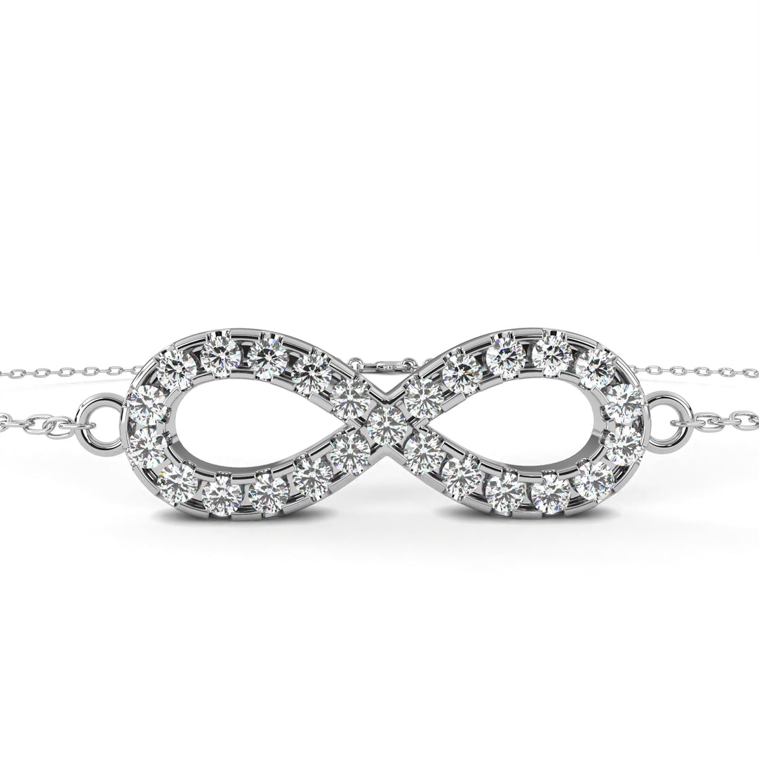 Eternal Grace Infinity Diamond Bracelet