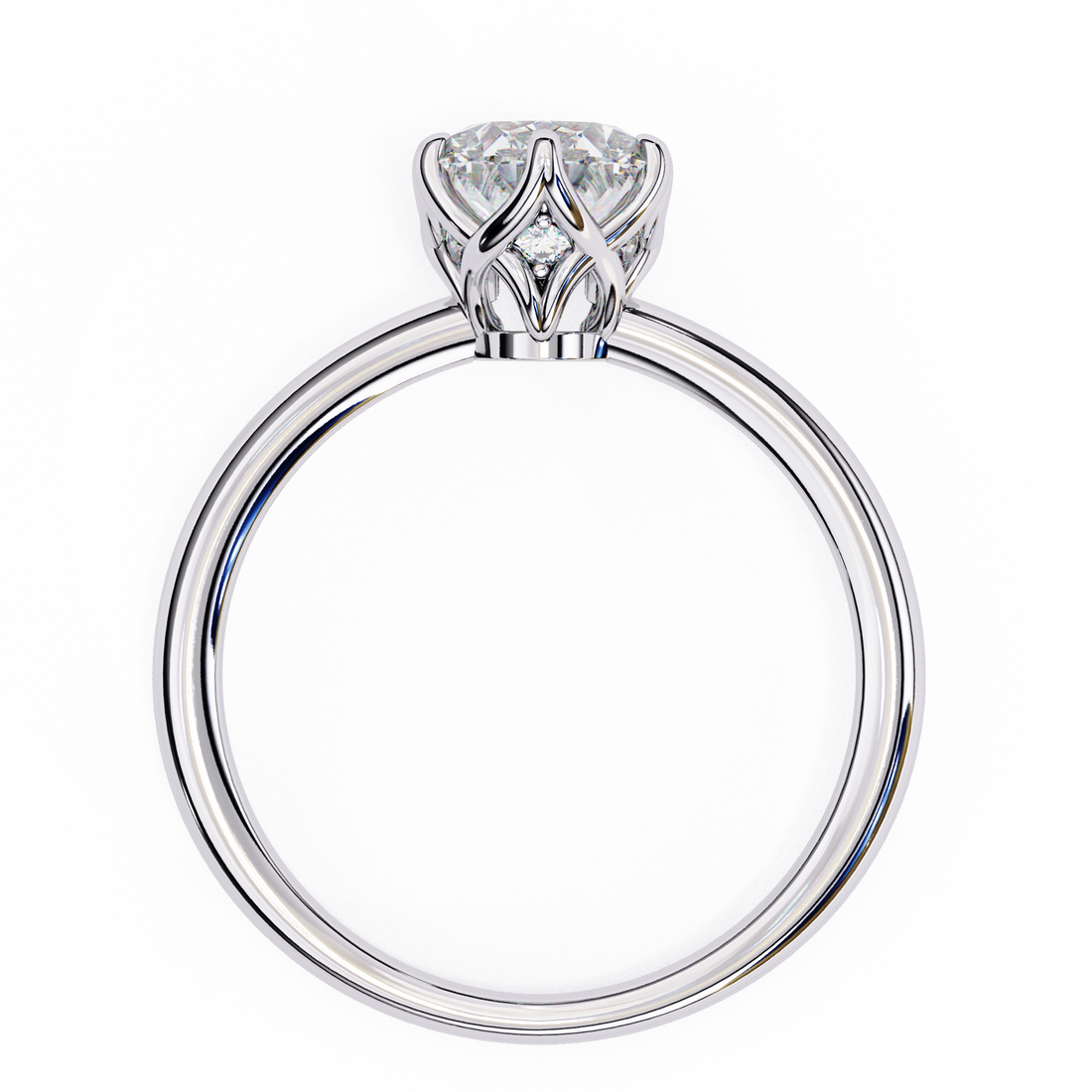 The Modern Oval Solitaire