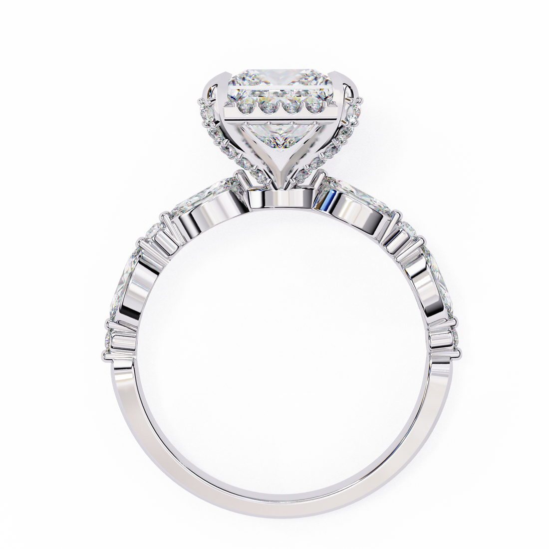 Princess Cut Diamond Engagement Ring