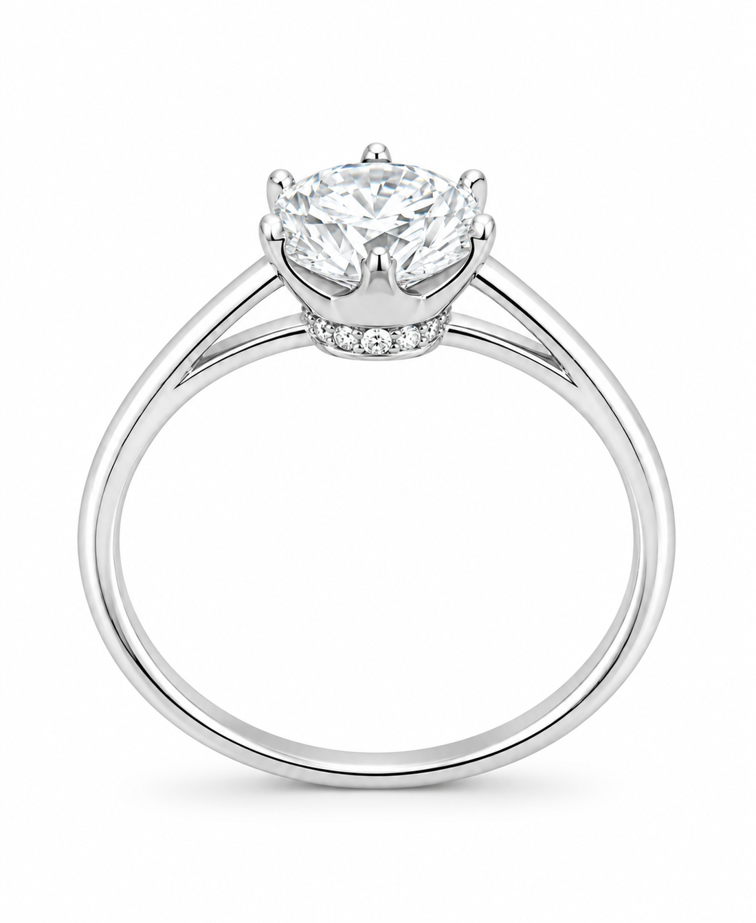 The Heritage Six-Prong Round Brilliant Diamond Solitaire Ring