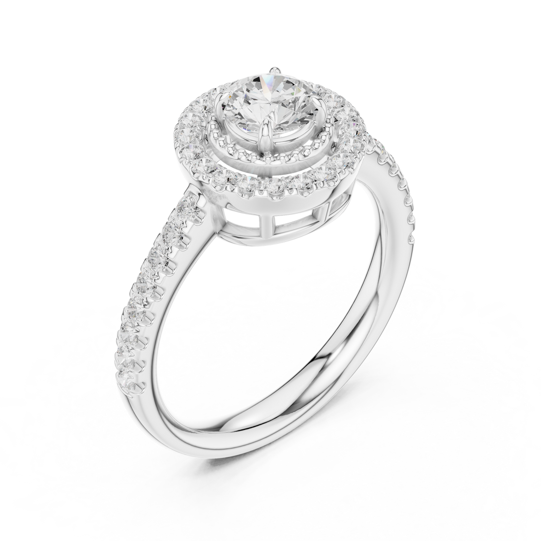 The Radiant Double-Halo Diamond Ring