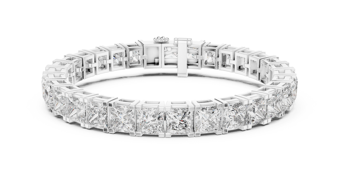 The Royal Quadrant Diamond Link Bracelet