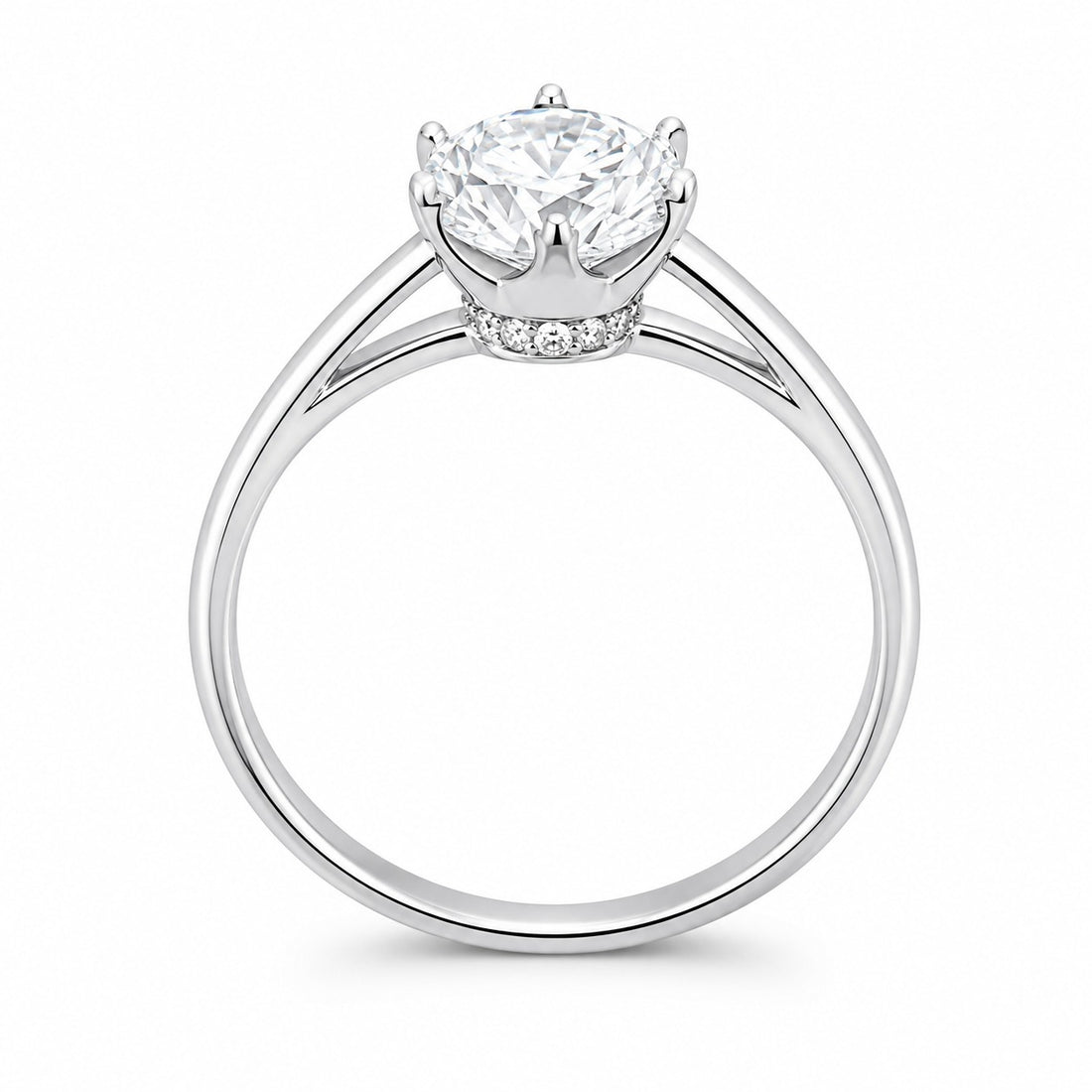 The Heritage Six-Prong Round Brilliant Diamond Solitaire Ring