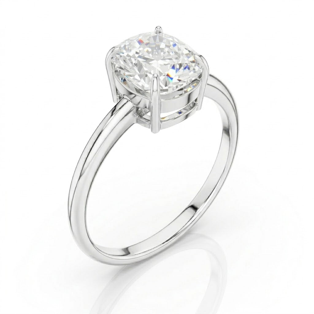 The Seraphina Cushion-Cut Solitaire
